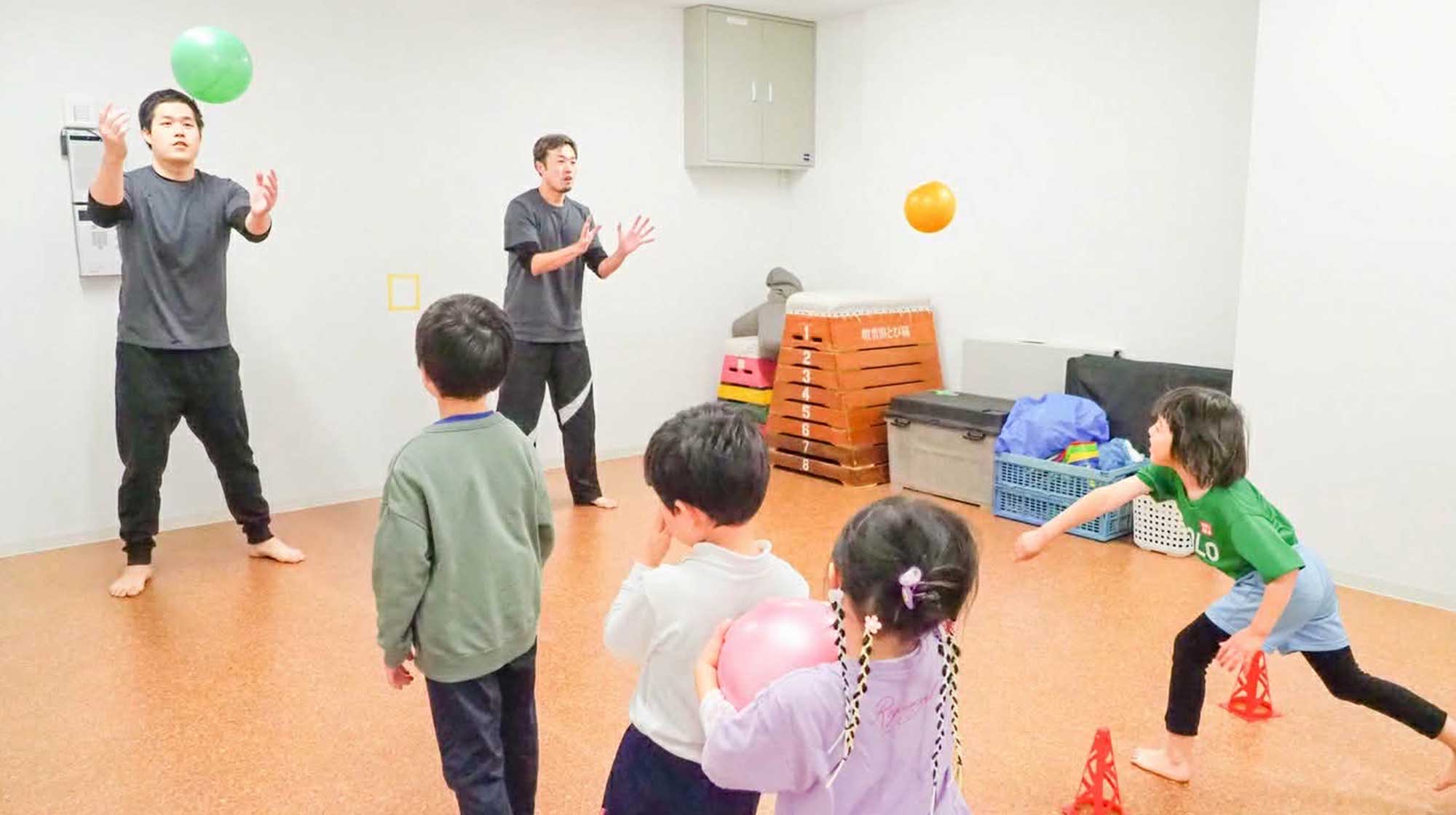 キッズトレーニング教室ボール運動